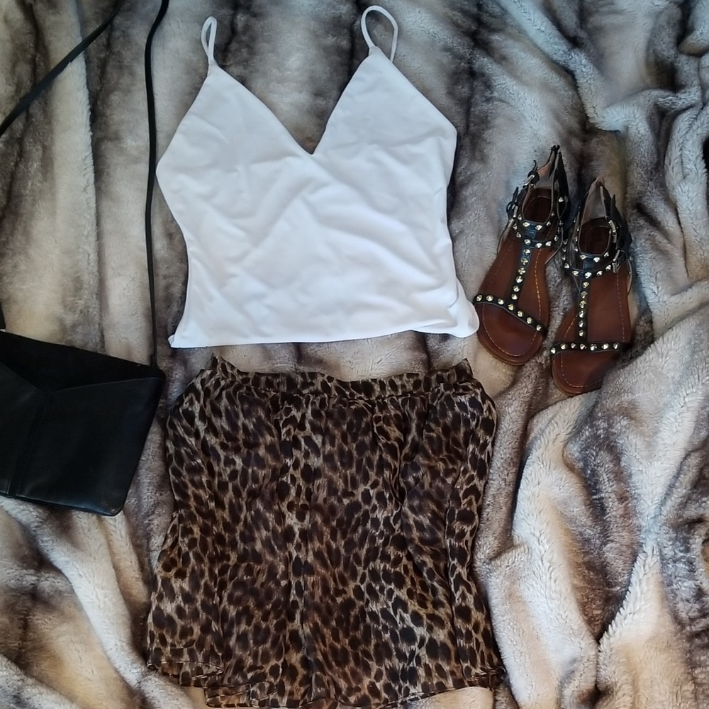 Cheetah Pattern Skirt